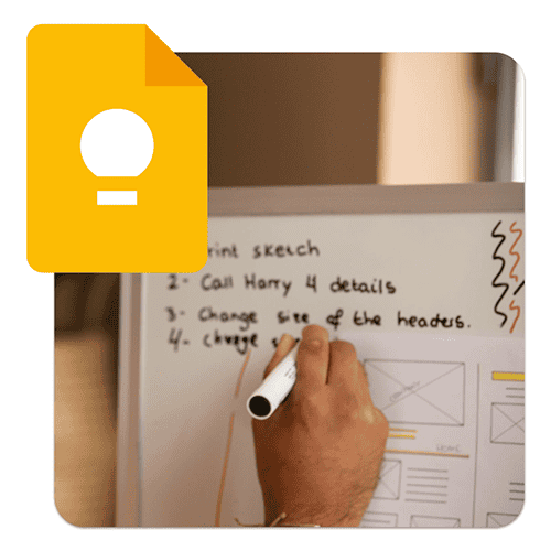 Google Keep Image Text Grab shortcut